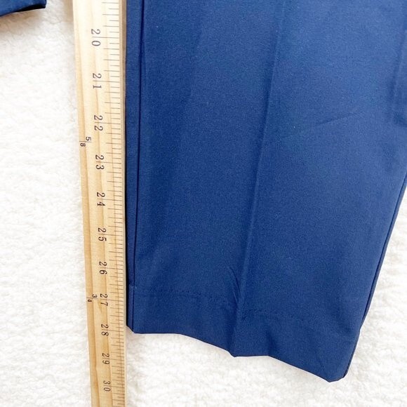 CALVIN KLEIN Slim Straight-Leg Suit Pants Navy Blue Size 6 NWT - Picture 11 of 11